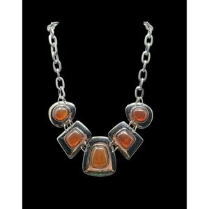 Lia Sophia Kiam Family Faux Amber Necklace